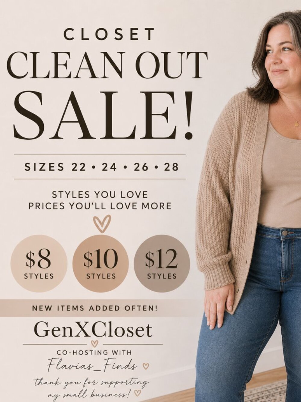 Clearing Out My Physical Closet on Posh! Co-Hosting w/Flavias_Finds!